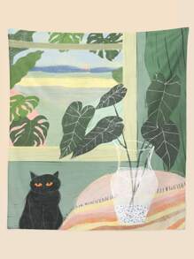 Thảm họa tiết cây cối, Cờ phòng, Trang trí phòng, Thảm, Trang trí tường, Nghệ thuật tường, Trang trí nhà cửa, Cờ phòng, Đồ dùng trong phòng - Nhiều màu - Xem 1