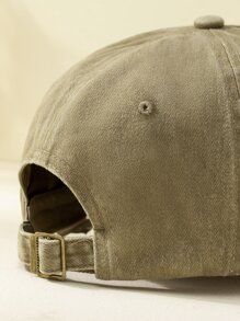 男士卡通圖案棒球帽 - 卡其色 - 查看 3