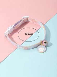 1 pieza Collar para mascotas al azar colgante de campana - Multicolor - Ver 4