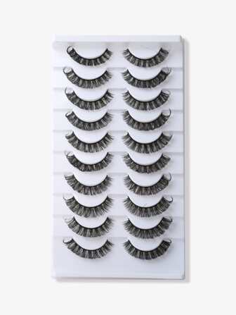 Himirell 10pairs Separated False Eyelashes Strip Lashes,Lashes,Eyelashes,Fake Lashes