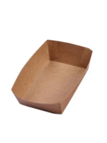 4入組素色熱狗打包盒 - 棕色 - 查看 2