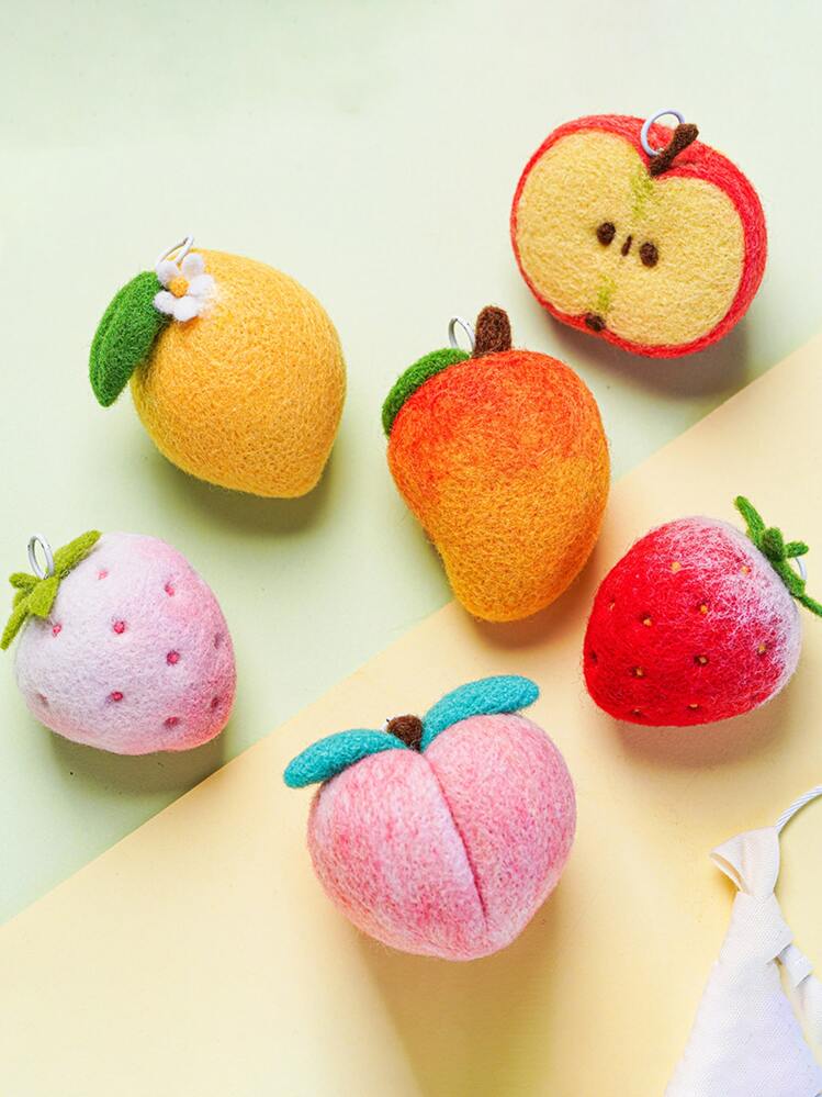1個 イチゴ形 羊毛 フェルト | SHEIN JAPAN