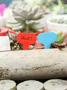 100pcs Random Color Plant Garden Label - Multicolor - View 3
