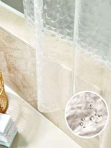 Cortina de ducha transparente impermeable - transparente - Ver 4