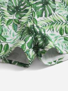 Boys Tropical Print Swim Shorts - Multicolor - View 5