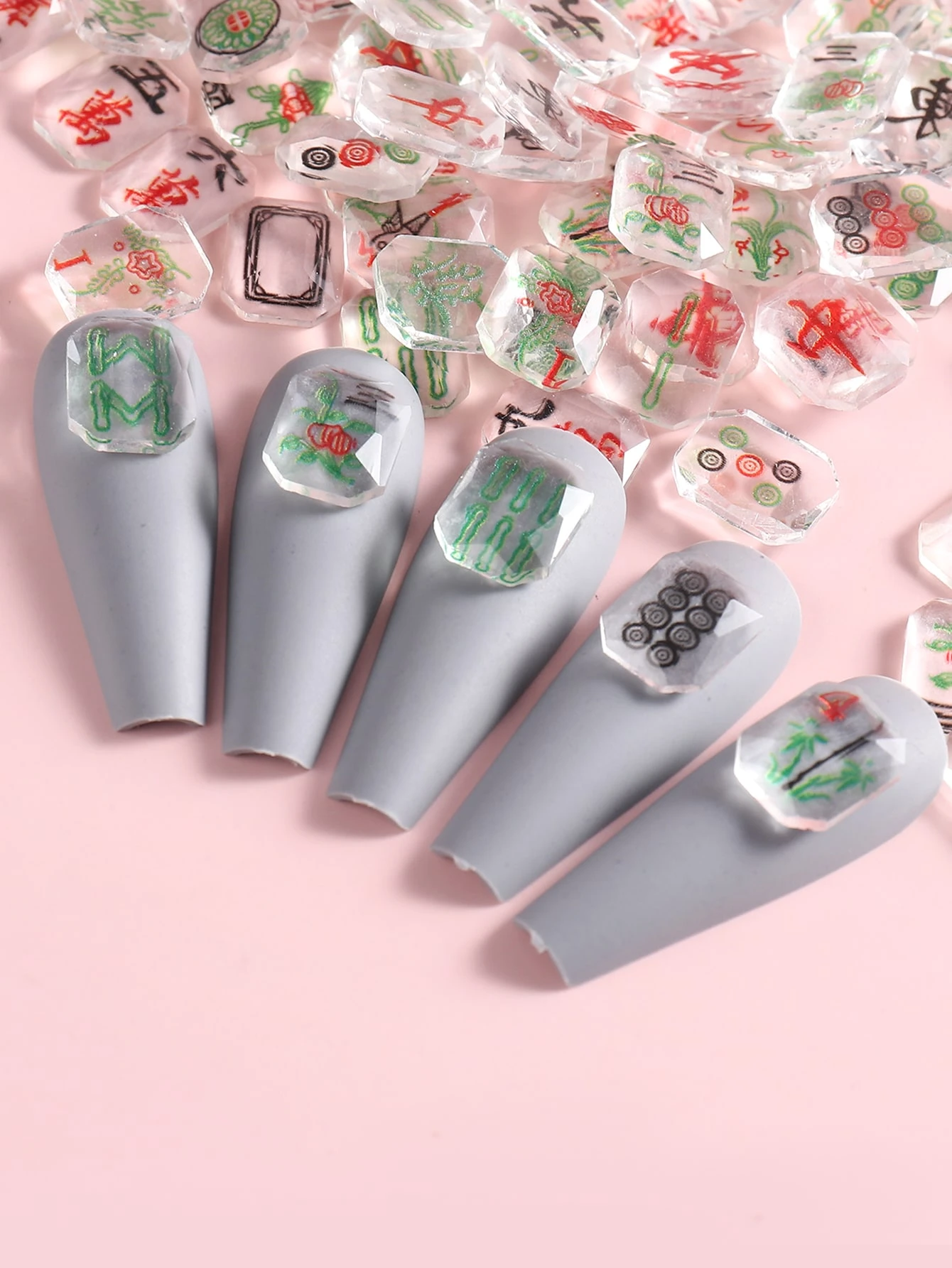 ピース 麻雀 形 ネイルパーツ