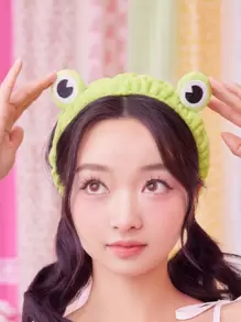 ROMWE Kawaii Băng đô Tắm Hoạt hình - màu xanh lá - Xem 1