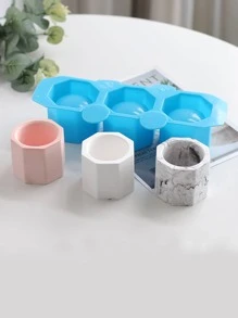 1pc Diy Aromatherapy Candle Gypsum Cup Mold (Random Color) - Multicolor - View 3