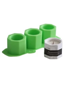 1pc Diy Aromatherapy Candle Gypsum Cup Mold (Random Color) - Multicolor - View 4