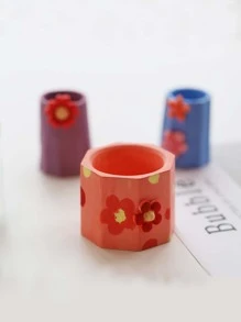 1pc Diy Aromatherapy Candle Gypsum Cup Mold (Random Color) - Multicolor - View 6