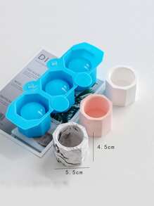 1pc Diy Aromatherapy Candle Gypsum Cup Mold (Random Color) - Multicolor - View 7