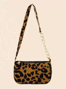 Leopard Bag - Brown - View 1