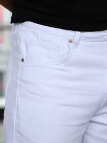 Men Slant Pocket Jeans