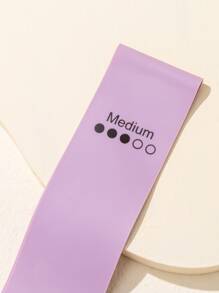 Bandas de resistencia para accesorios de gimnasio y entrenamiento de yoga - Púrpura malva - Ver 3