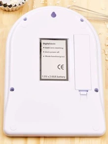 1 pieza escala eléctrica de comida - Blanco - Ver 3