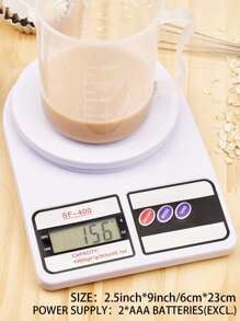 1 pieza escala eléctrica de comida - Blanco - Ver 6