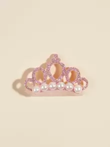 1pc Crown Design Pet Hair Clip - Multicolor - View 1