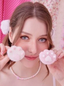 ROMWE Kawaii 2pcs Paw Decor Hair Clip - Multicolor - View 6