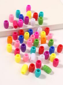 50pcs Toddler Girls Colorful Hair Ring - Multicolor - View 2