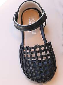 Niñas Zapatillas con tira tobillera hueco con diseño