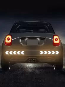 12 miếng dán phản quang ô tô - Bạc - Xem 3