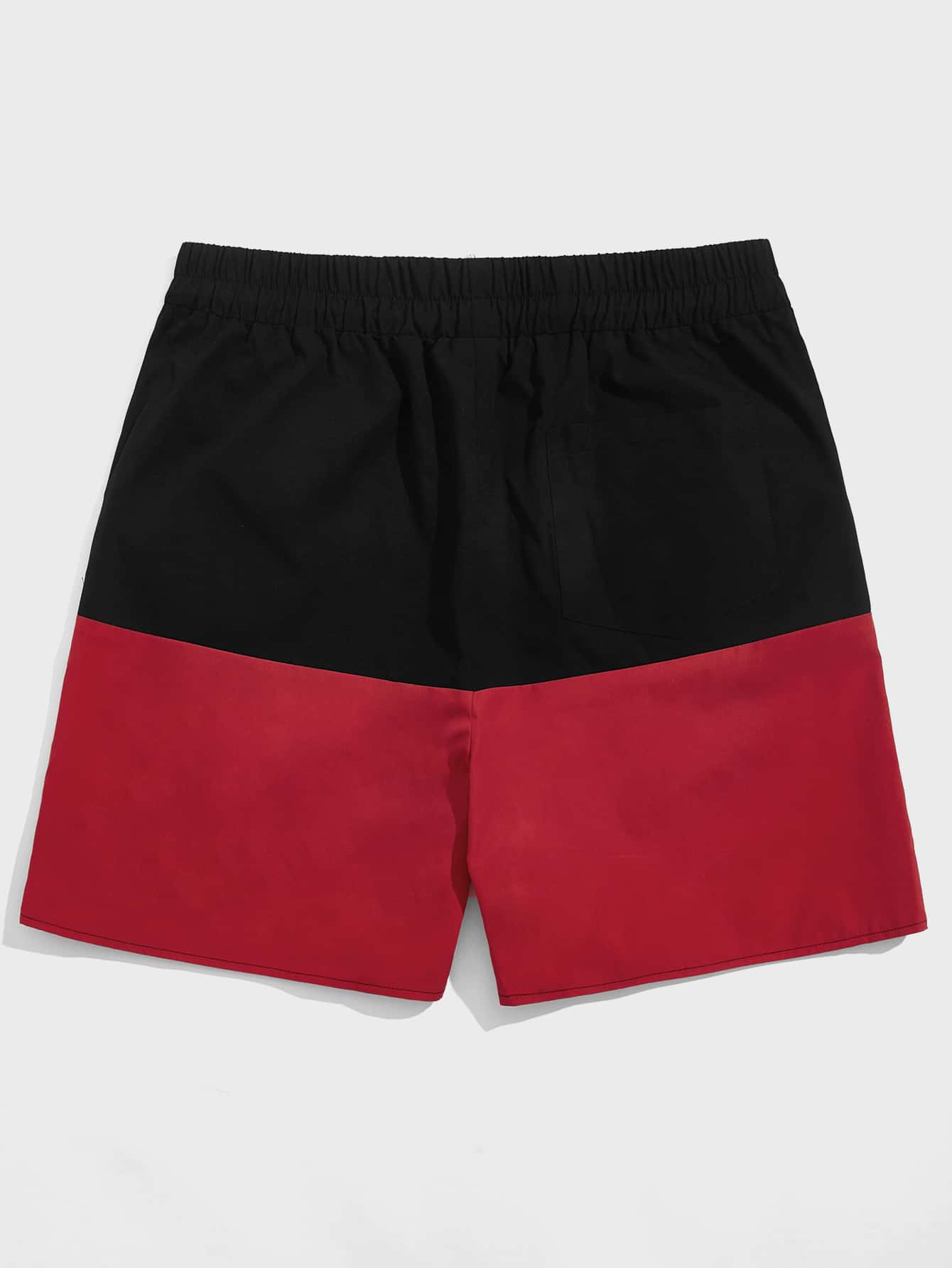 Es Esto Lo Nuevo de Hombres Shorts con cordón de color combinado