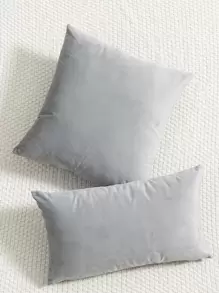 1入組極簡風格靠墊套不附帶墊芯 - 淺灰色 - 查看 1