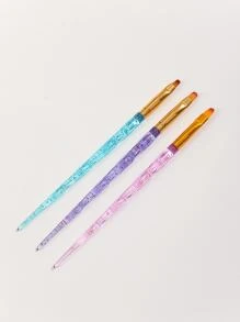 3入組美甲刷筆 - 彩色 - 查看 2