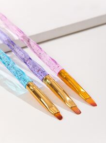 3入組美甲刷筆 - 彩色 - 查看 4