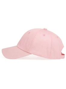 Hombres Gorra de béisbol rosa con bordado - Ver 2