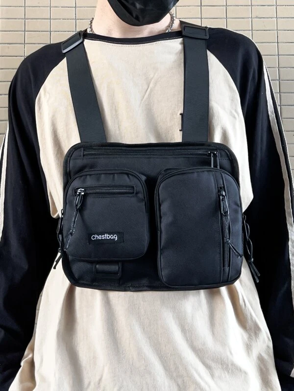 mens front chest bag