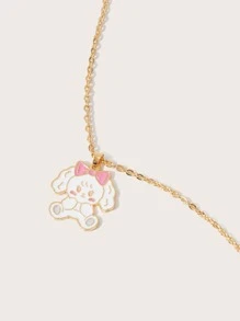 ROMWE Kawaii Dây chuyền Đúng mốt - trắng - Xem 4