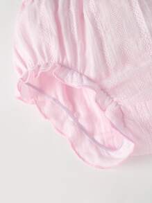 Bebé Shorts bajo con fruncido