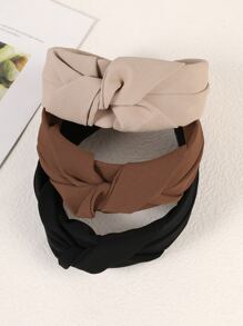 3pcs Women Twist Headband Casual - Multicolor - View 2