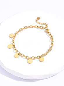 Vòng tay Trang trí Disc - Vàng - Xem 7