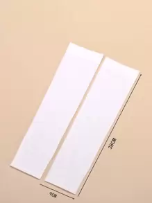 Solid Fingerless Gloves Wedding - White - View 4