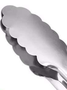 1入組不銹鋼食物夹 - 銀色 - 查看 4