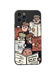 Cartoon Graphic Phone Case - Multicolor - View 1