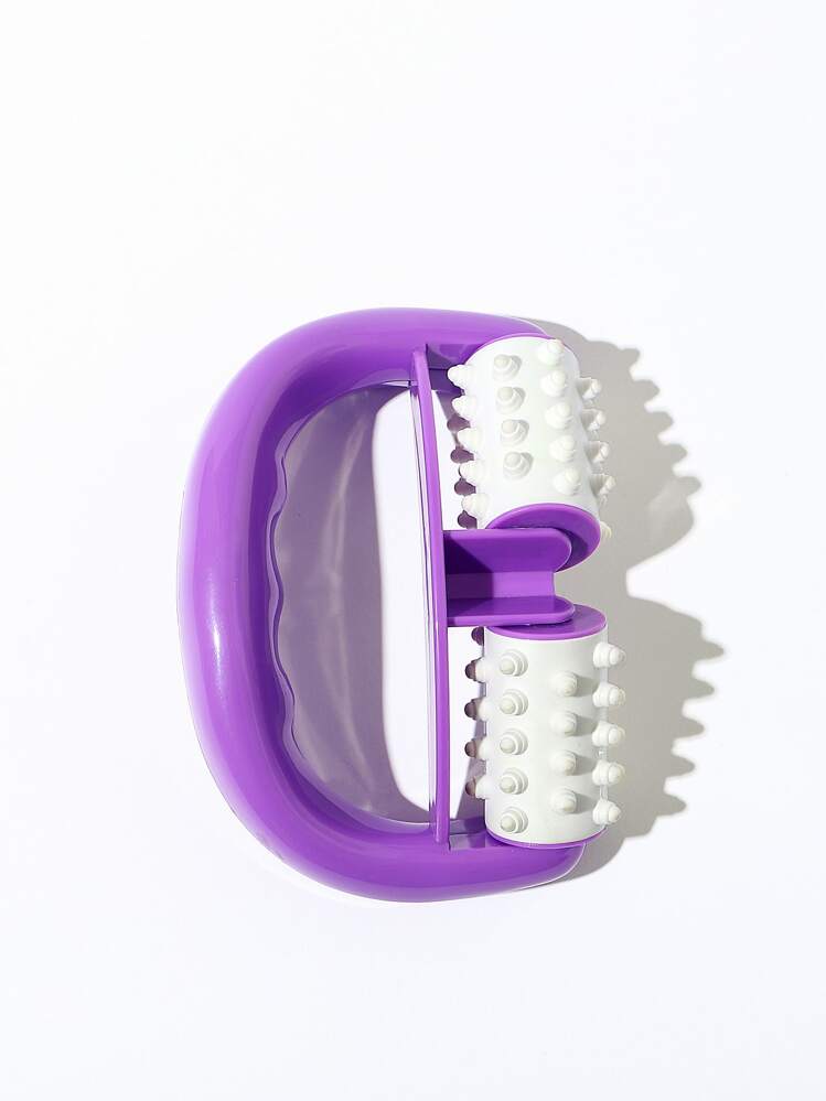 1pc Manual Massage Roller - Purple - View 2