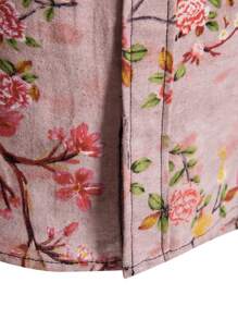 Manfinity RSRT Homme Chemise aléatoire à imprimé fleur à bouton