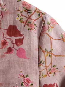 Manfinity RSRT Homme Chemise aléatoire à imprimé fleur à bouton