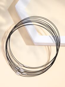 10 cái Phụ kiện Trang sức Tự làm Tối giản - màu đen - Xem 2