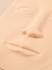 Tattoo Simulation Practice Skin, Tattoo Silicone 3D Three-Dimensional Face Practice Skin, Eyebrow Eye Lip Skin - Beige - View 3