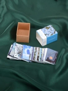 1pc Flower Pattern Random Material Paper - Multicolor - View 4