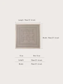 1 chiếc khăn Bandana thời trang dành cho phụ nữ, có thể dùng làm băng đô, thắt lưng, trang trí túi xách, khăn quàng cổ Bandana, dây buộc tóc, dây buộc đầu lý tưởng để làm nổi bật vẻ ngoài của bạn - Nhiều màu - Xem 3