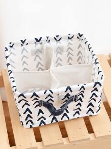 Caja de almacenamiento de ropa interior con estampado de dibujo - Multicolor - Ver 2