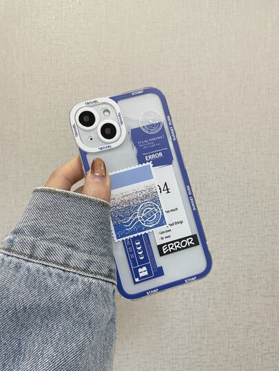 切手 パターン スマホケース