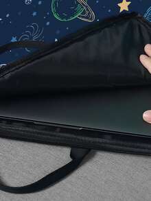 Bolso para ordenador 14 pulgadas con estampado de galaxia - Multicolor - Ver 3