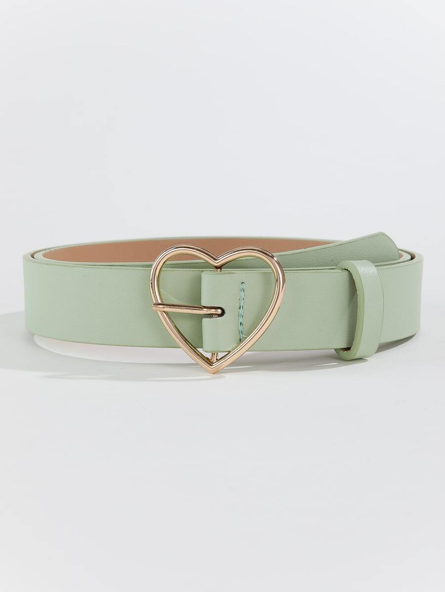 心形搭扣腰帶 - 薄荷綠 - 查看 1