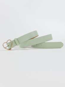 心形搭扣腰帶 - 薄荷綠 - 查看 3